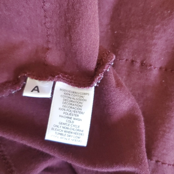 Maroon Ruffled Tank - Picture 5 of 6